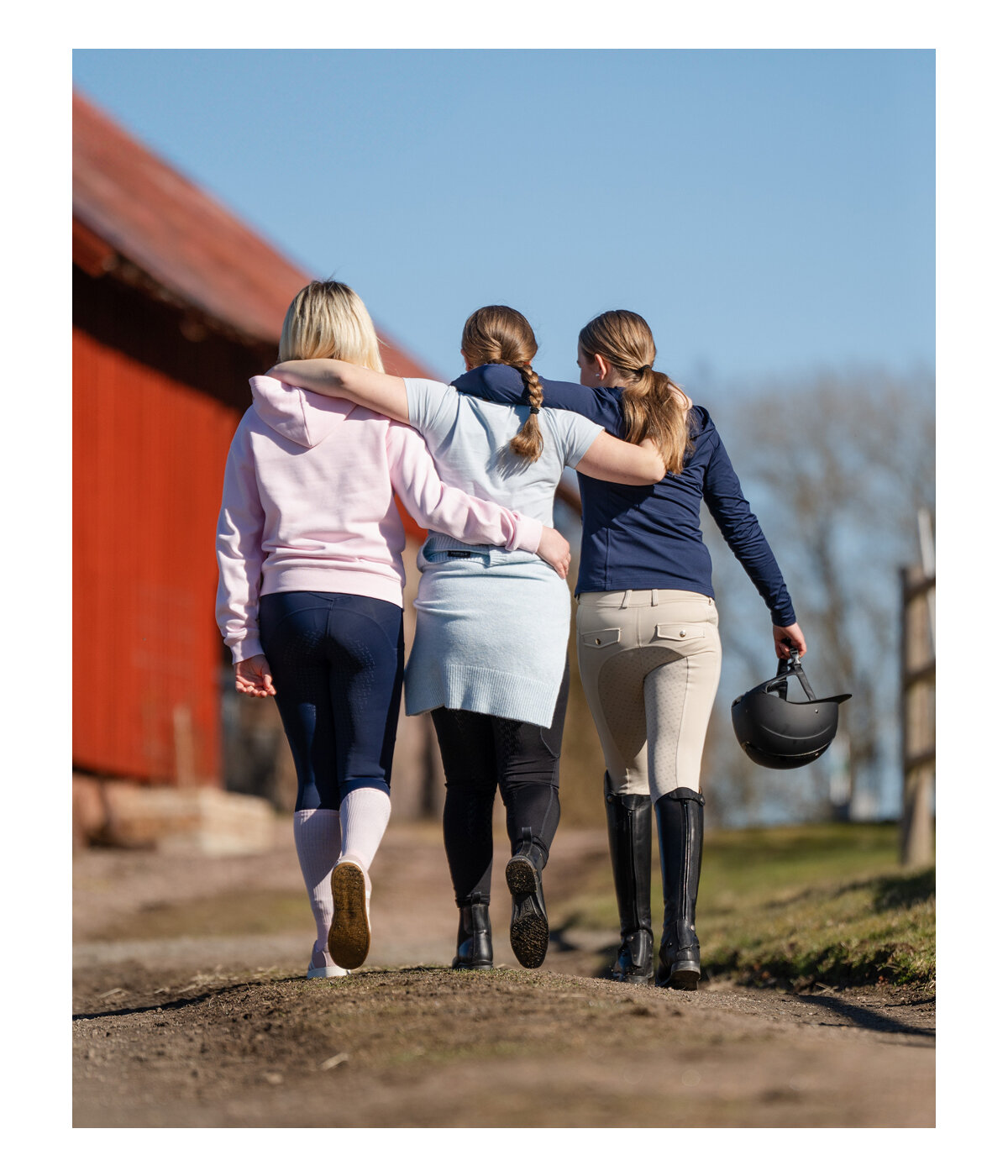 girls walking