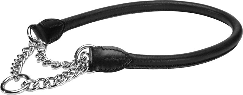 Halsbånd Halvstrupende Comfort traxx® Svart
