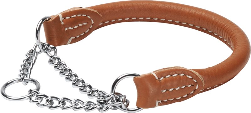 Halsbånd Halvstrupende Comfort traxx® Cognac