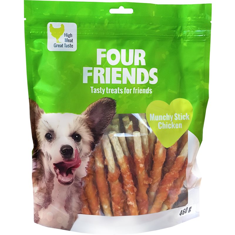 Hundetygg Munchy Stick Chicken 460g FourFriends