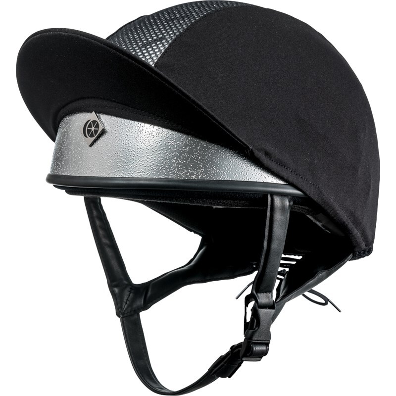 Ridehjelm VG1 Pro Skull II Plus Charles Owen Sølv