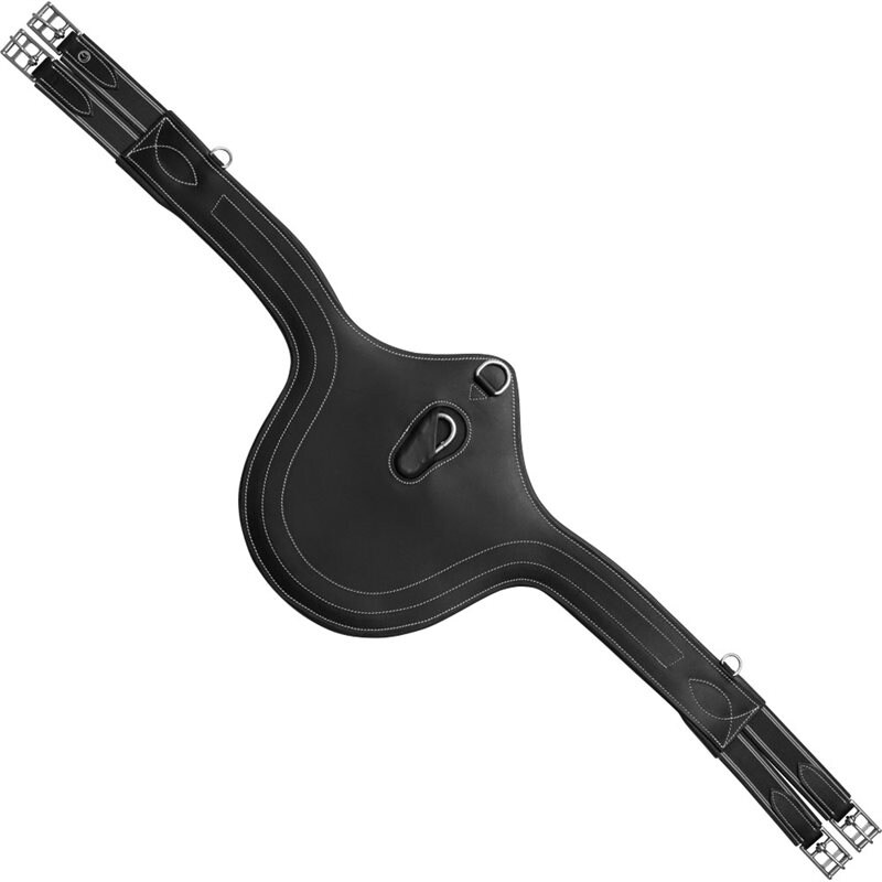 Lærgjord Med plate Fairfield® Svart