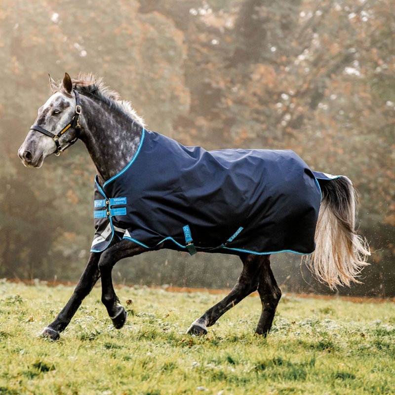 Regndekken Amigo Bravo 12 Turnout 50 Horseware® Marine