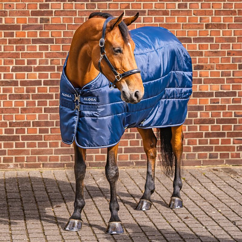 Stalldekken Stable Blanket 150g Aloga Equestrian Marine