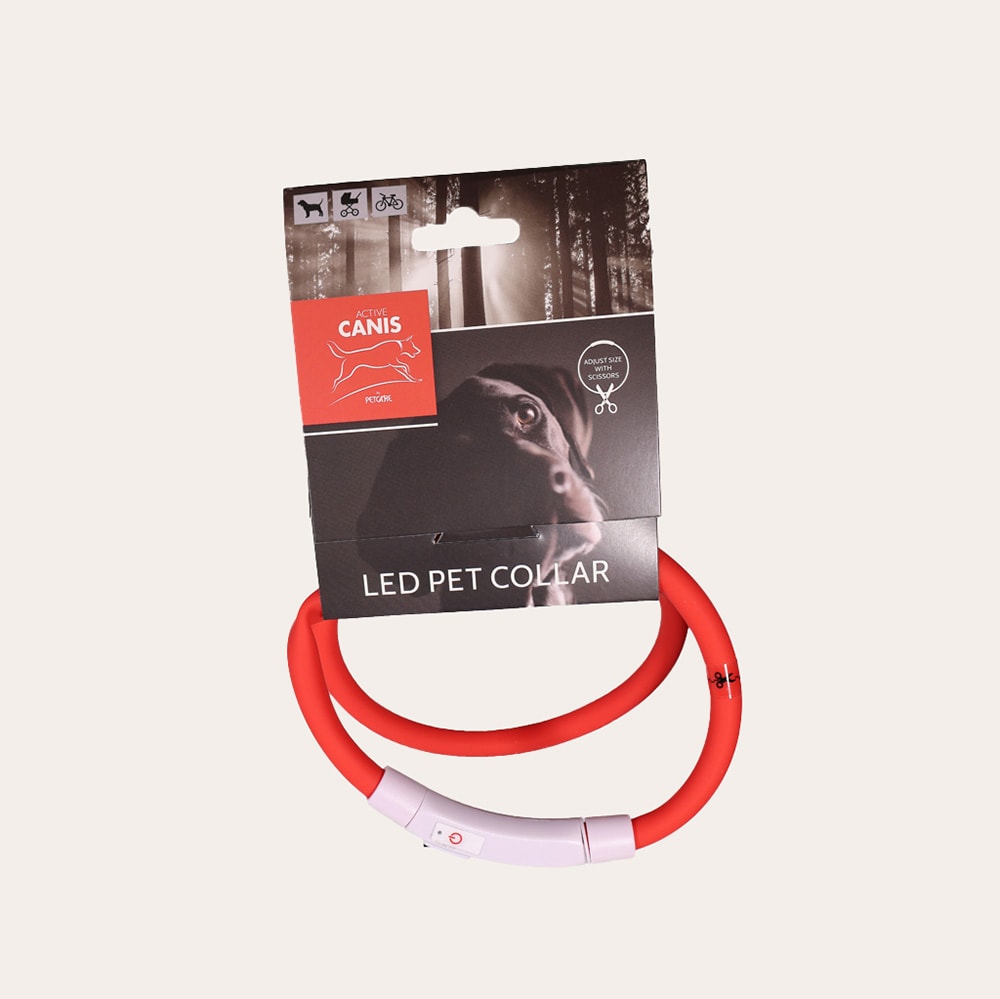 Halsbånd  LED Pet Collar Active Canis