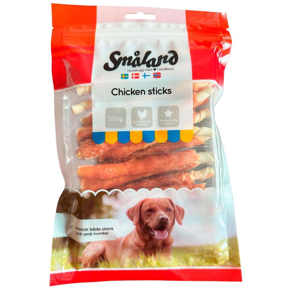 Hundetygg Chicken Sticks 300g Småland