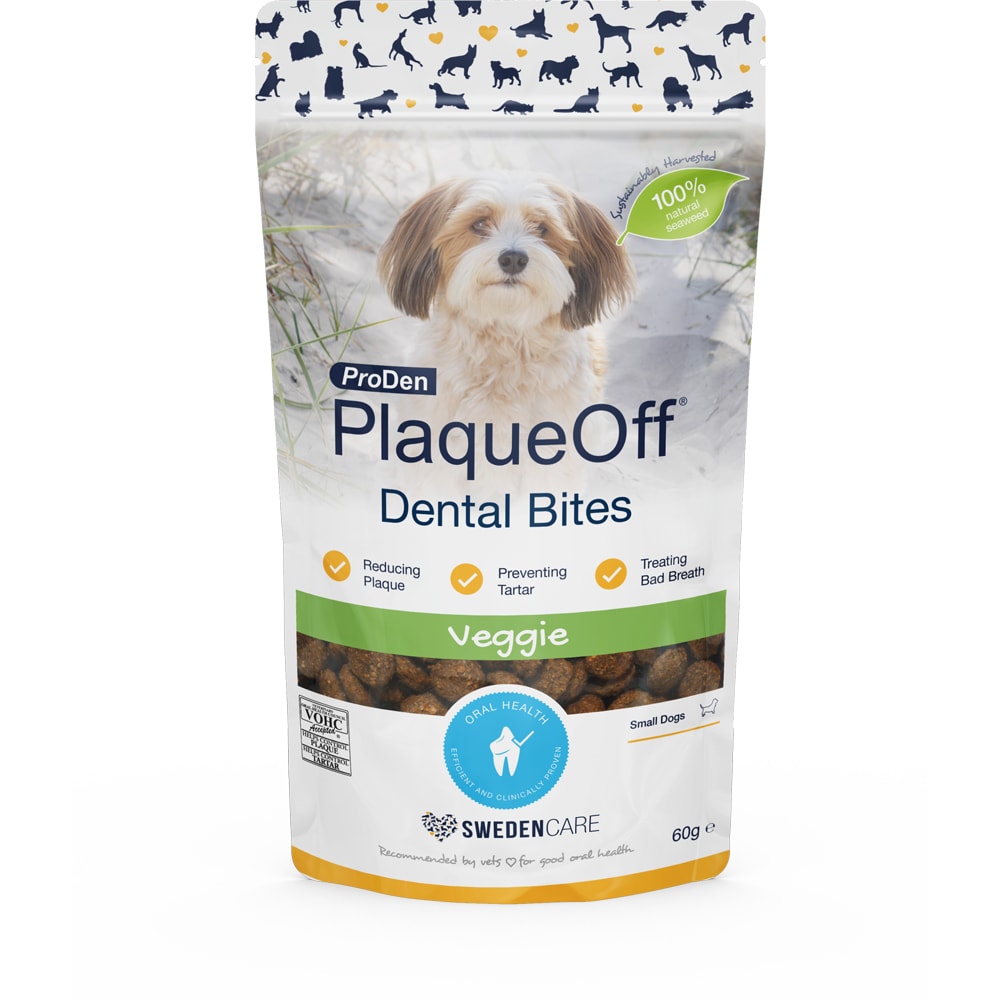 Kompletteringfôr  Dental bites 60g PlaqueOff