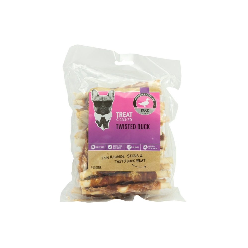 Hundetygg  Twisted Duck 350 g Treateaters