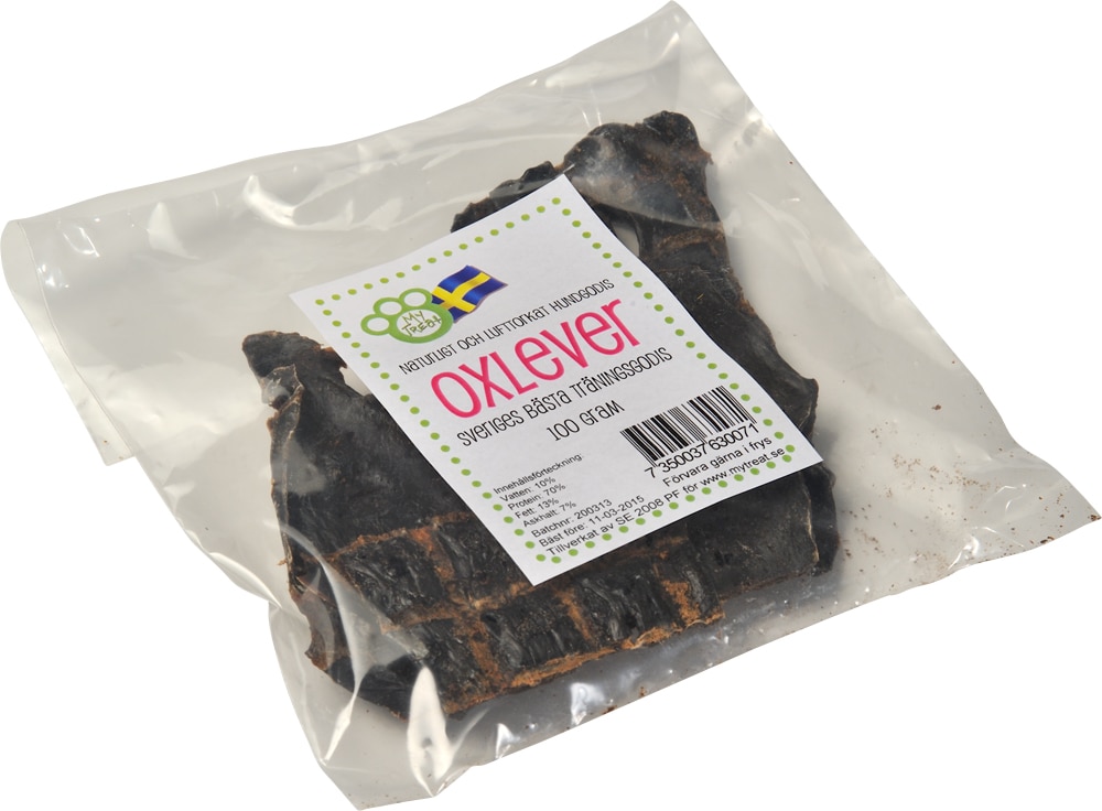 Hundegodis  Beef liver 100g My treat