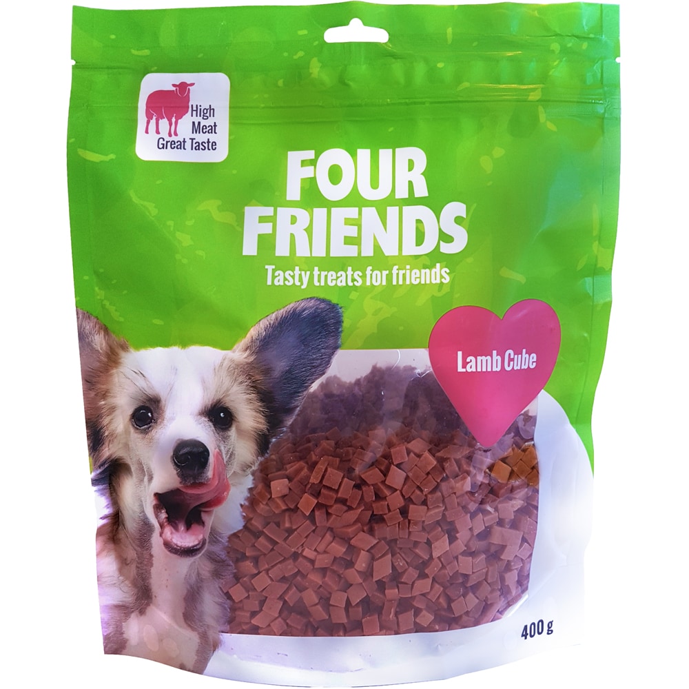 Hundegodis  Lamb Cube 400 g FourFriends