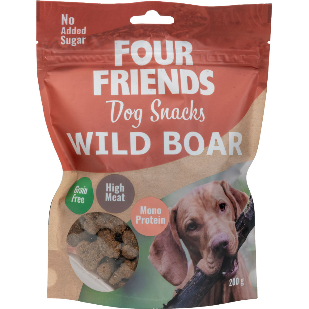Hundegodis  Dog Snacks Wild Boar FourFriends