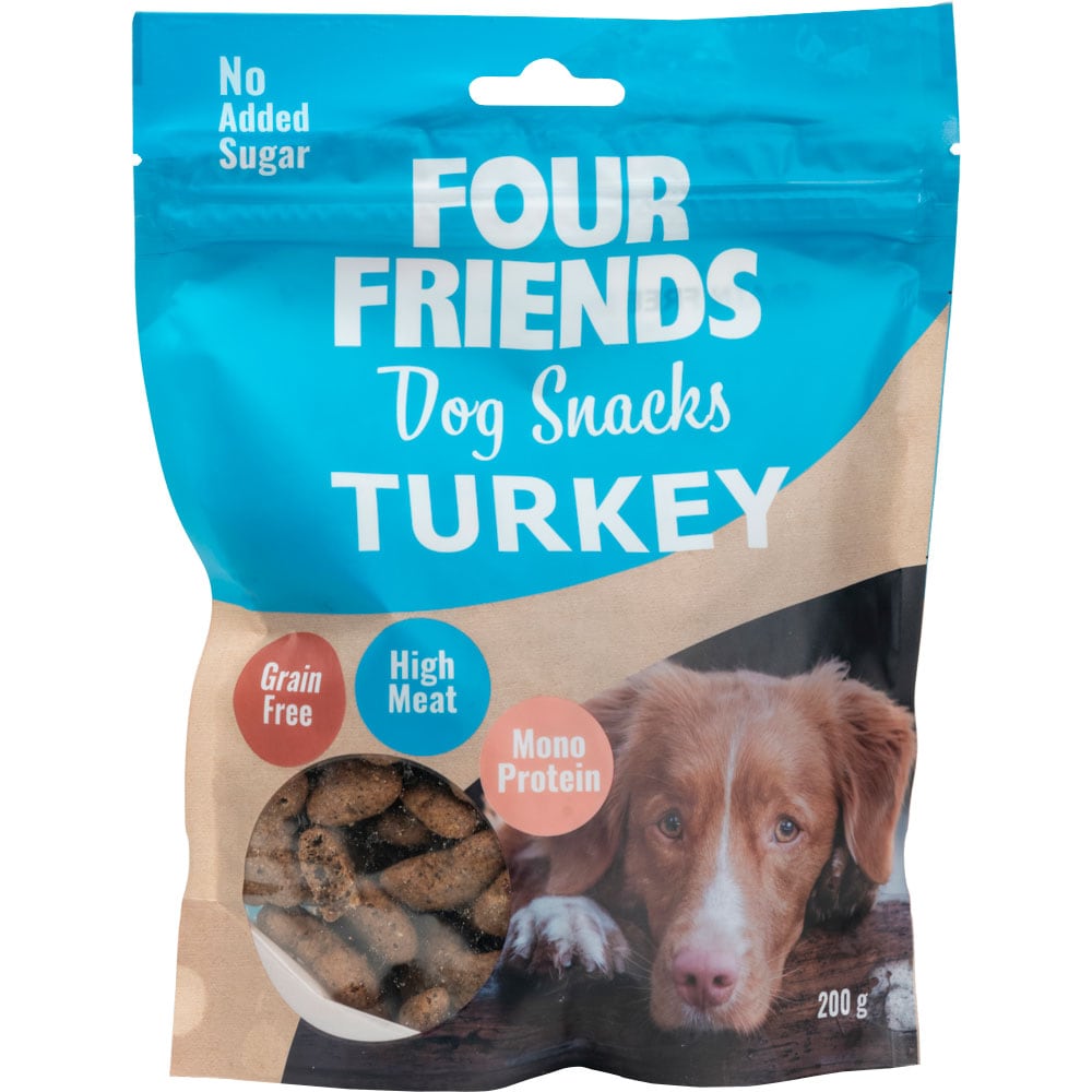 Hundegodis  Dog Snacks Turkey FourFriends