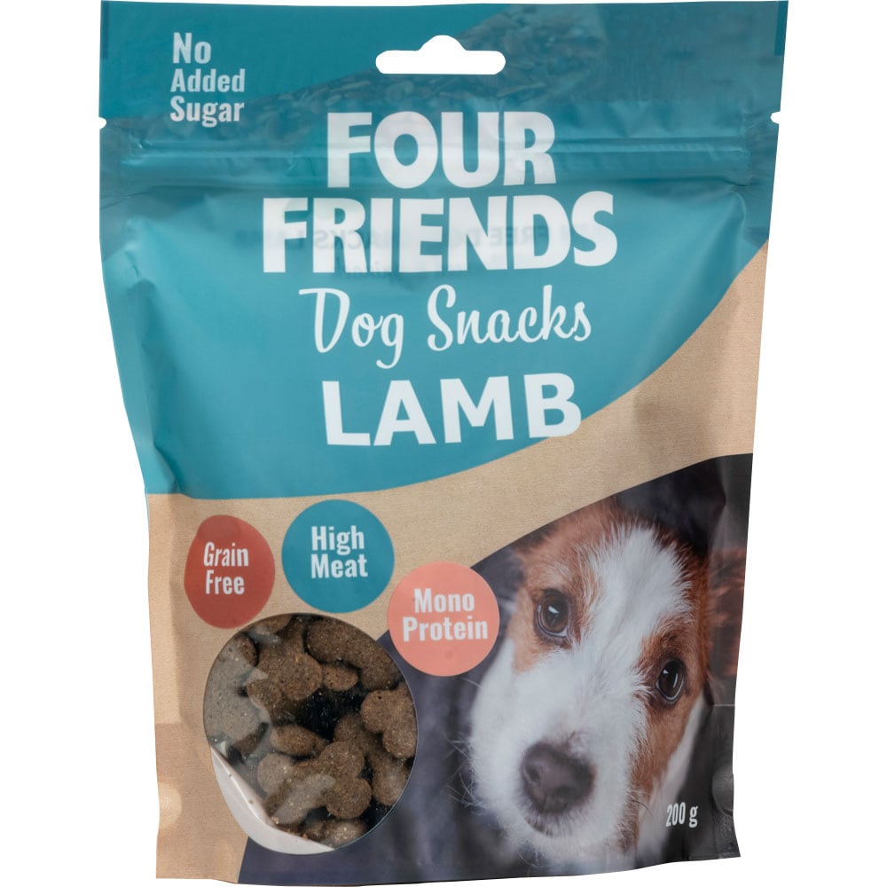 Hundegodis  Dog Snacks Lamb FourFriends