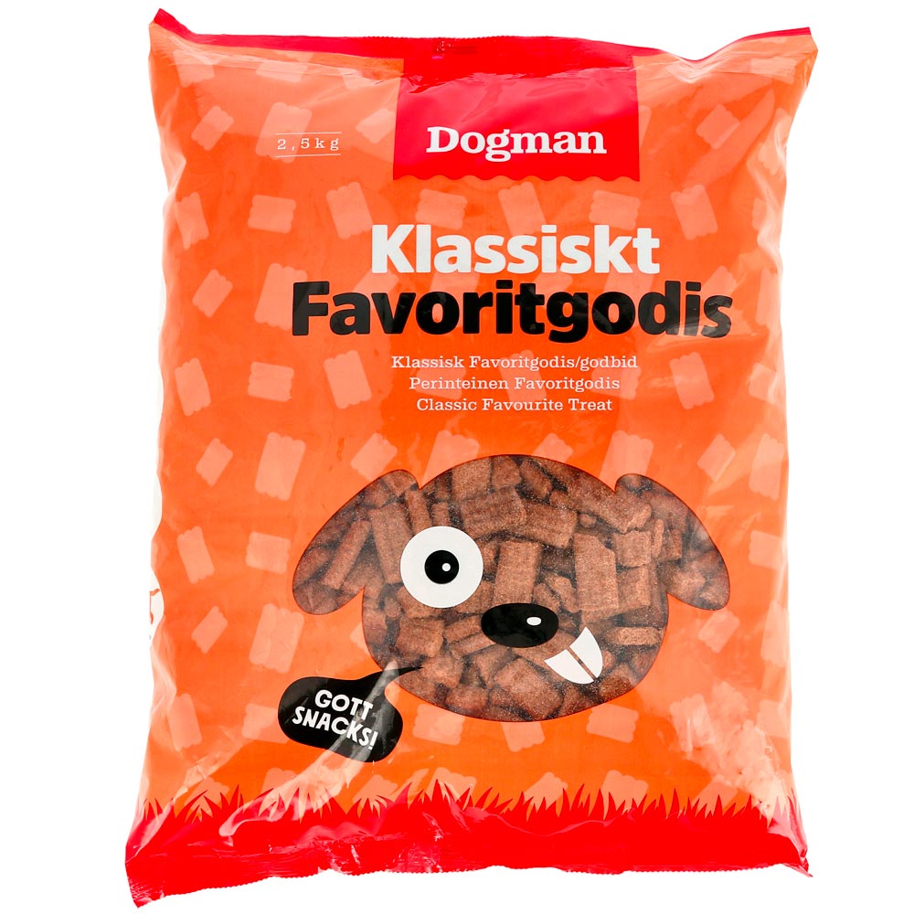 Hundegodis  Favoritgodis 2,5kg Dogman