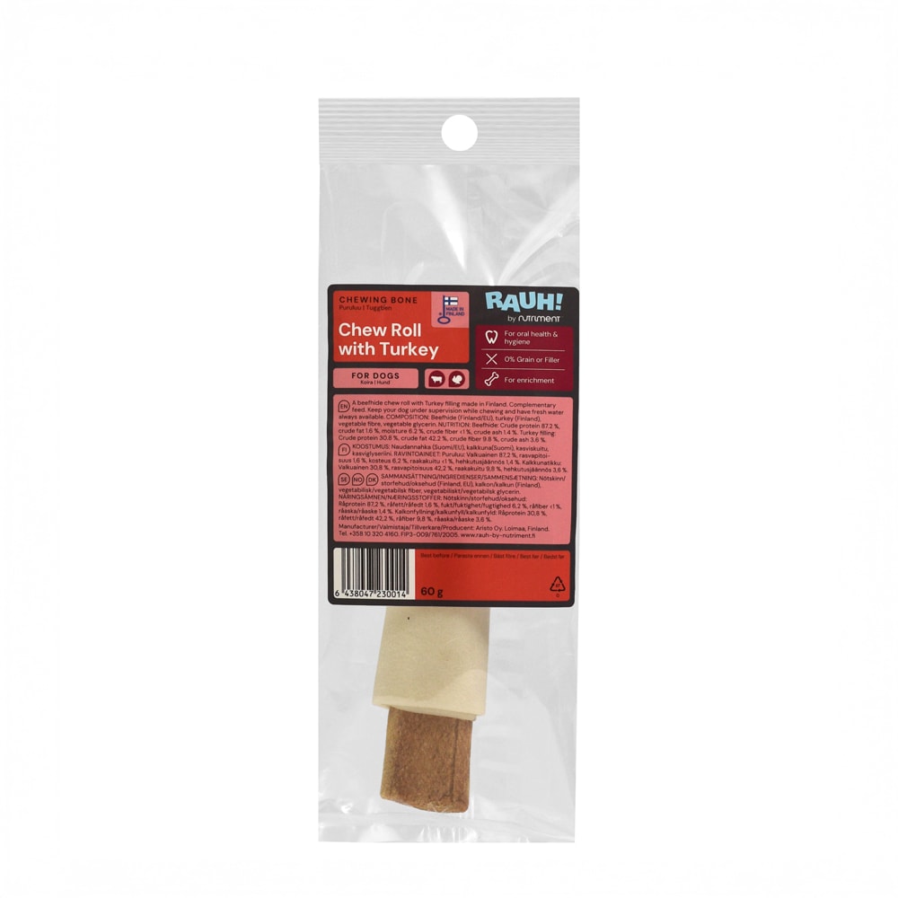 Hundetygg  Chew Roll with Turkey RAUH!®