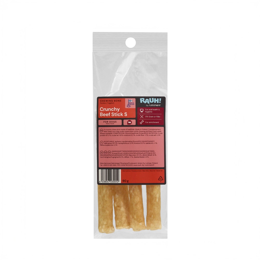 Hundetygg  Crunchy Beef Stick S RAUH!®
