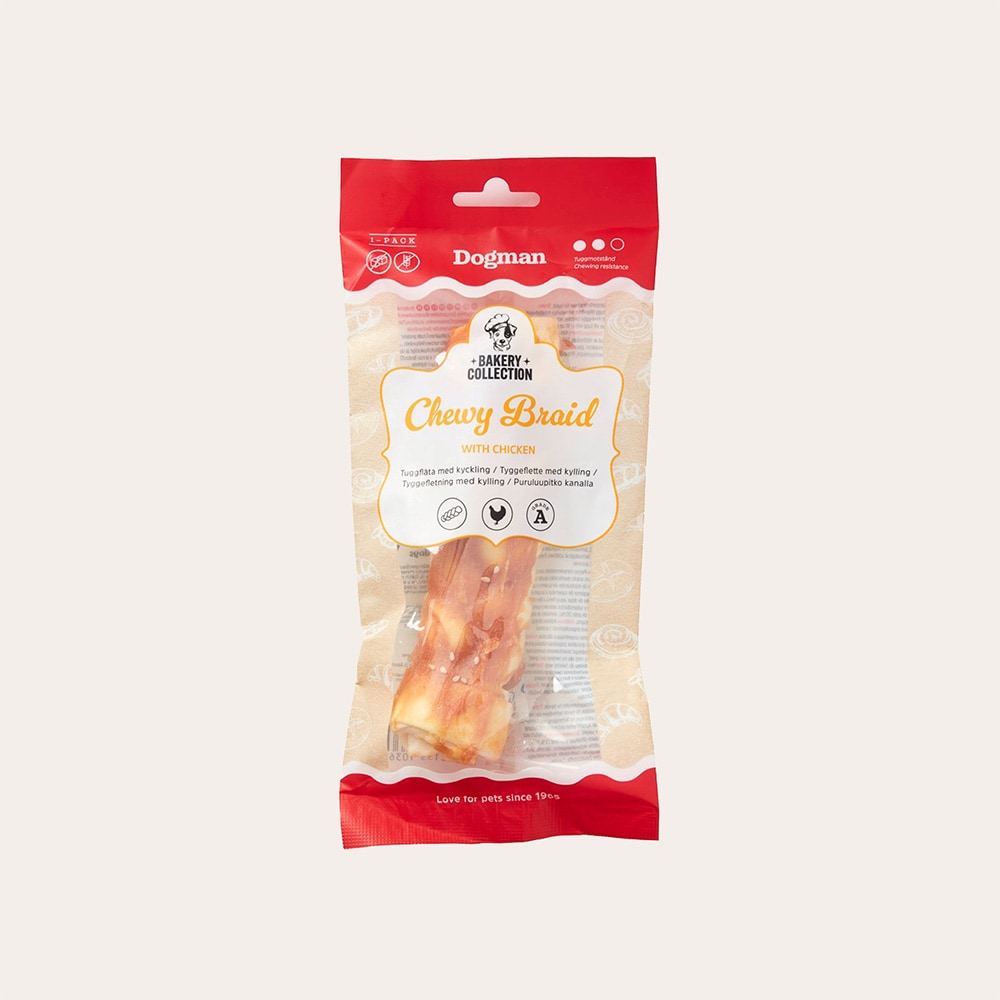 Hundetygg  Chewy Braid Chicken Dogman