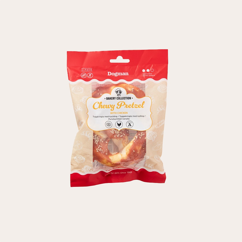 Hundetygg  Chewy Pretzel Chicken Dogman