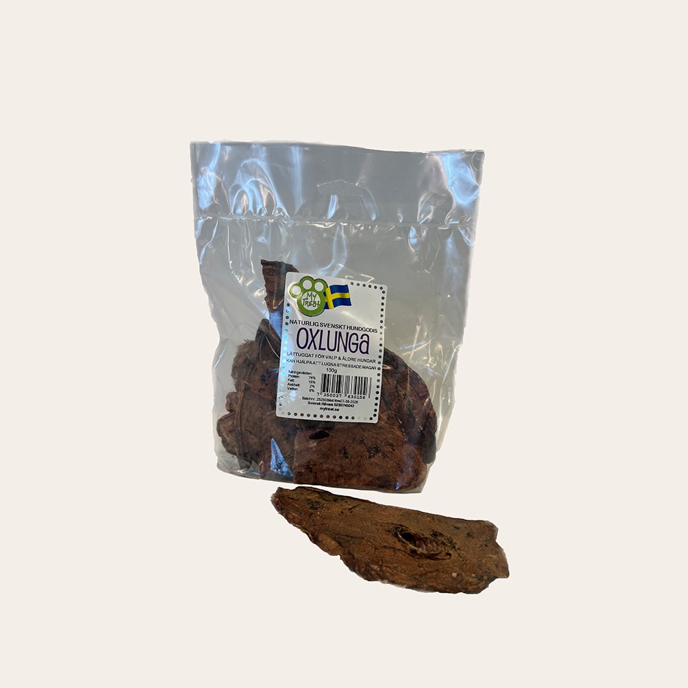 Hundetygg 100 g Oxlunga Tunn My treat
