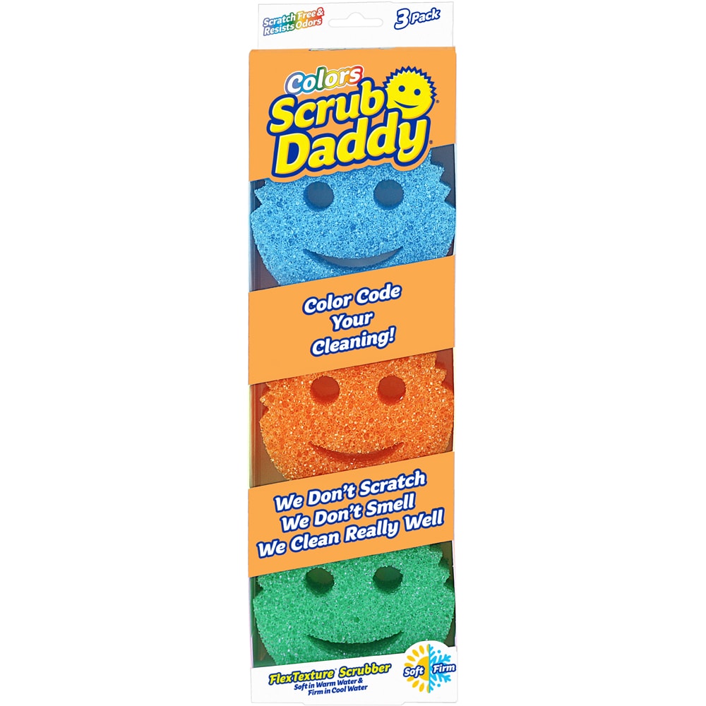 Vaskesvamp  Colour 3-pack Scrub Daddy