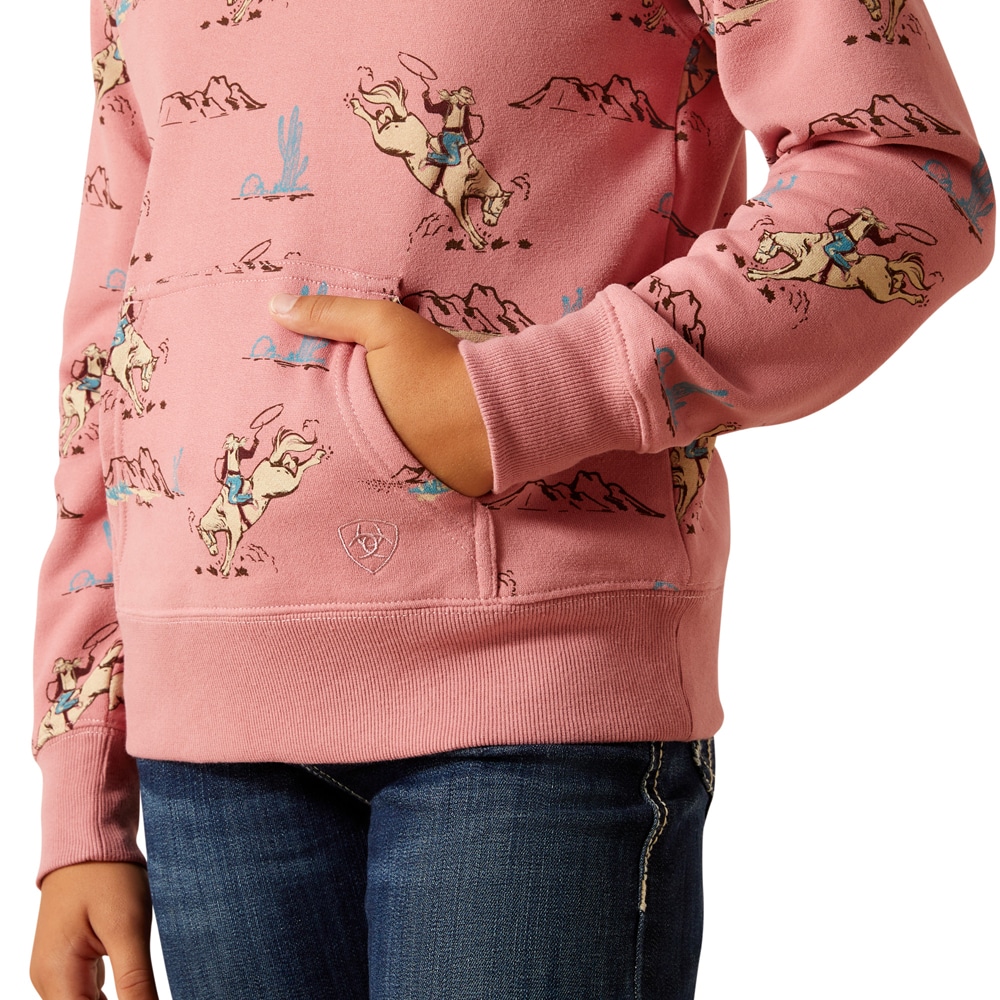 Collegegenser  Junior BRONC SCENE 1/4 ZIP ARIAT®