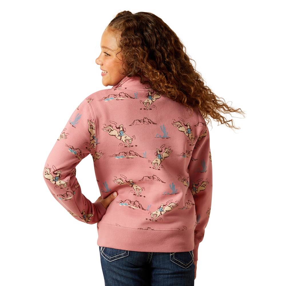 Collegegenser  Junior BRONC SCENE 1/4 ZIP ARIAT®