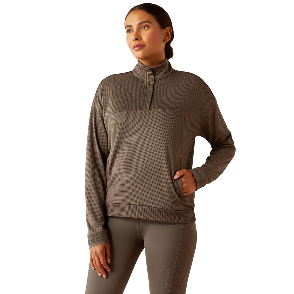 Collegegenser Wms Breathe1/2 Zip ARIAT®