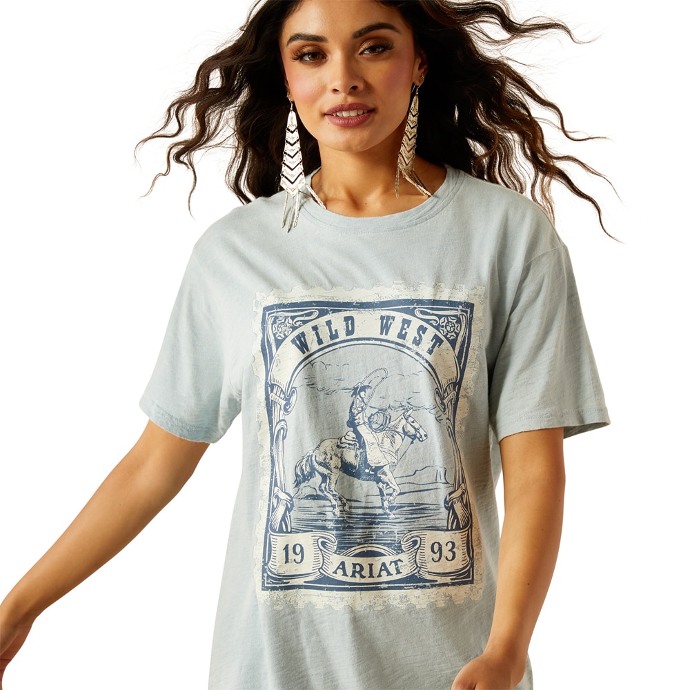T-skjorte  Wms Wild West Stamp ARIAT®