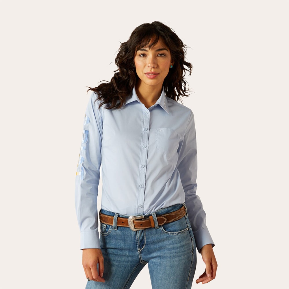 Skjorte  Wms Wrinkle resist team kirby ARIAT®