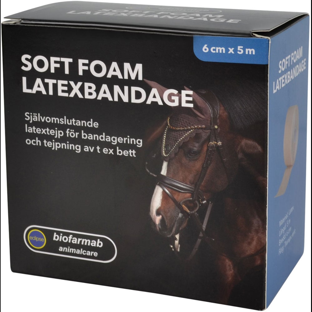 Lateksbandasje  Soft Foam Eclipse Biofarmab