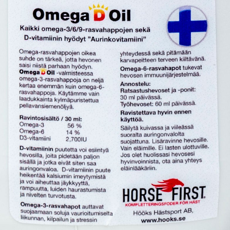   Omega D Oil HORSE FIRST®