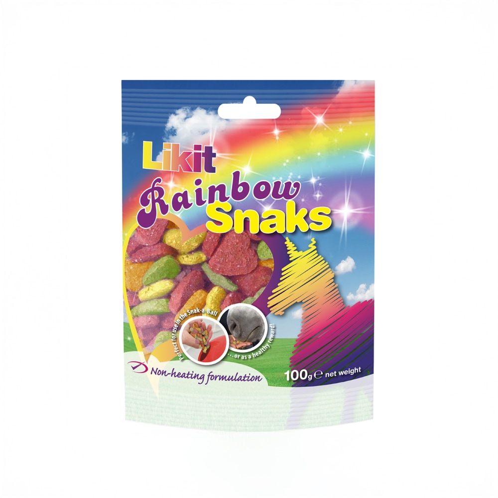 Hestegodbiter 100 g Snaks Rainbow Likit