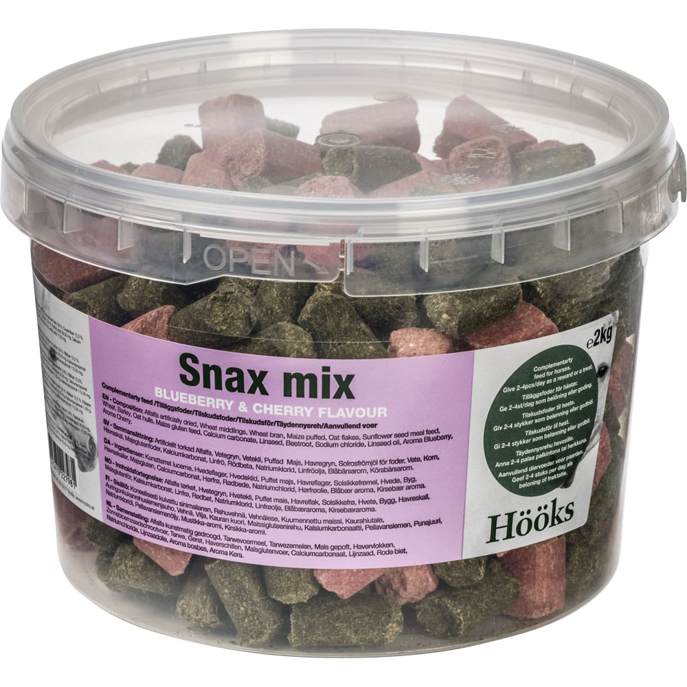 Hestegodbiter  Snax Mix Blueberry & Cherry Hööks