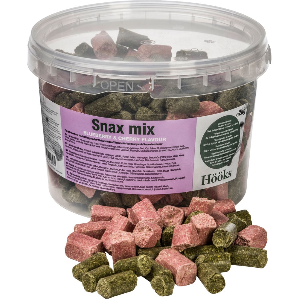 Hestegodbiter  Snax Mix Blueberry & Cherry Hööks