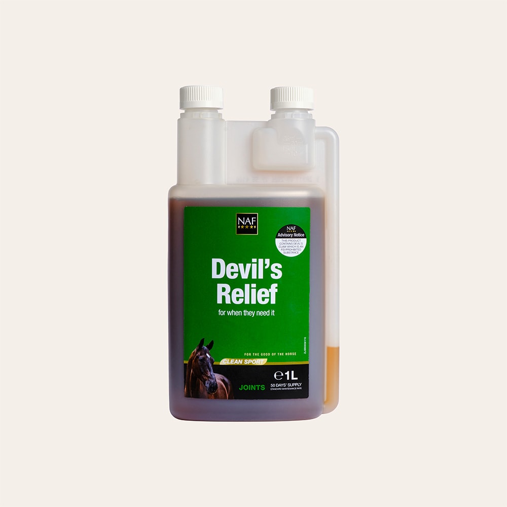 Kompletteringfôr Hest Devi'ls Relief Liquid 1L NAF
