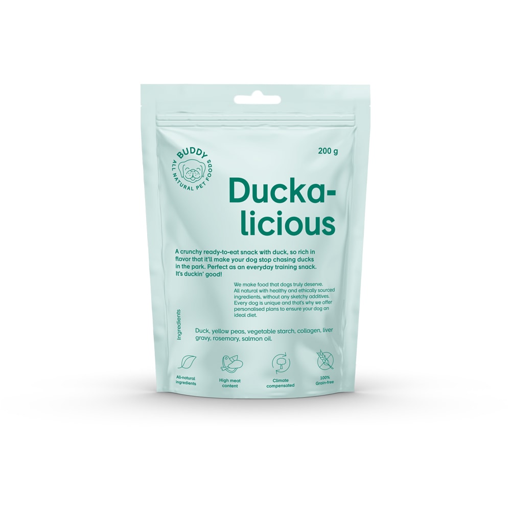 Hundegodis  Semi-moist Snack Duck BUDDY
