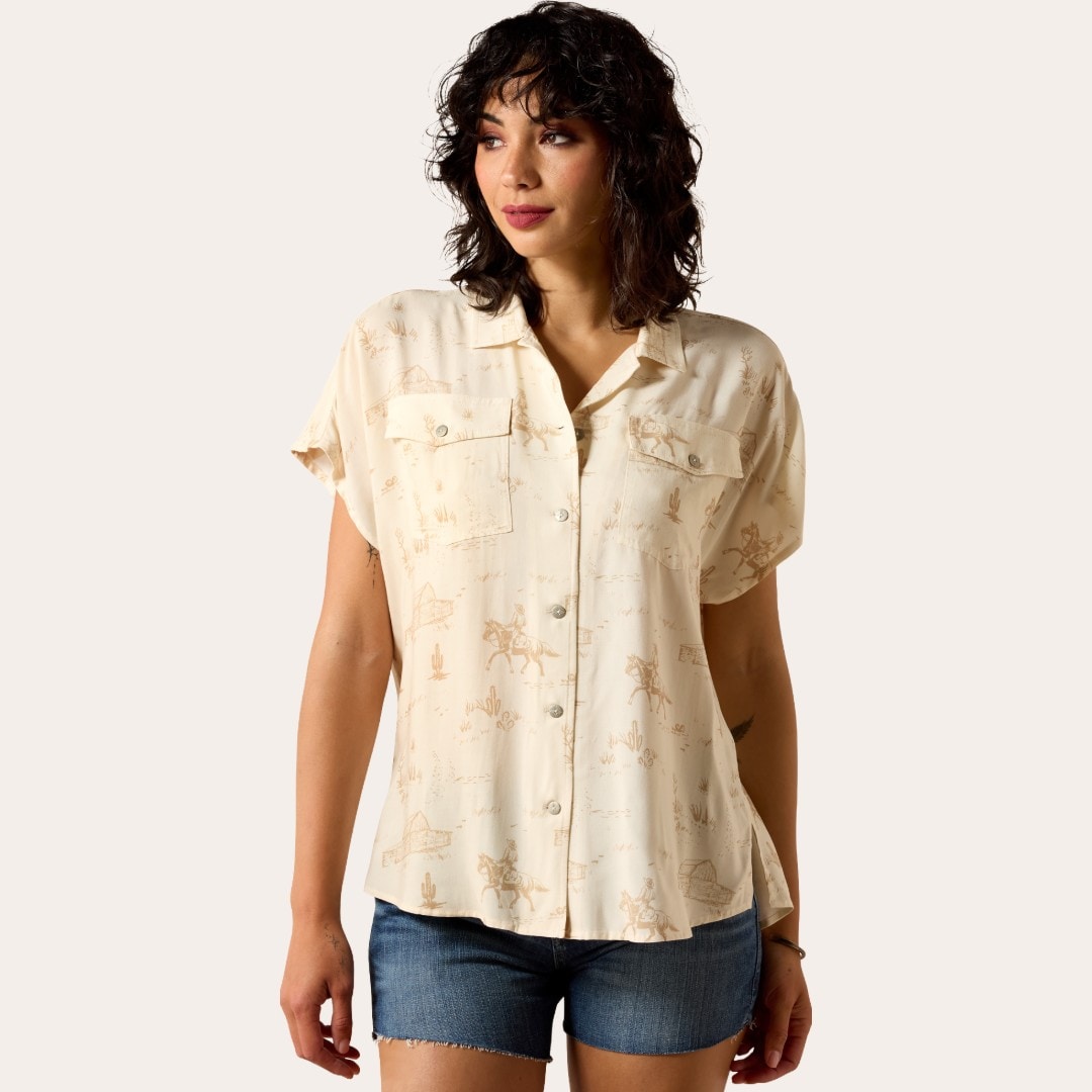 Skjorte Badlands SS Shirt ARIAT®
