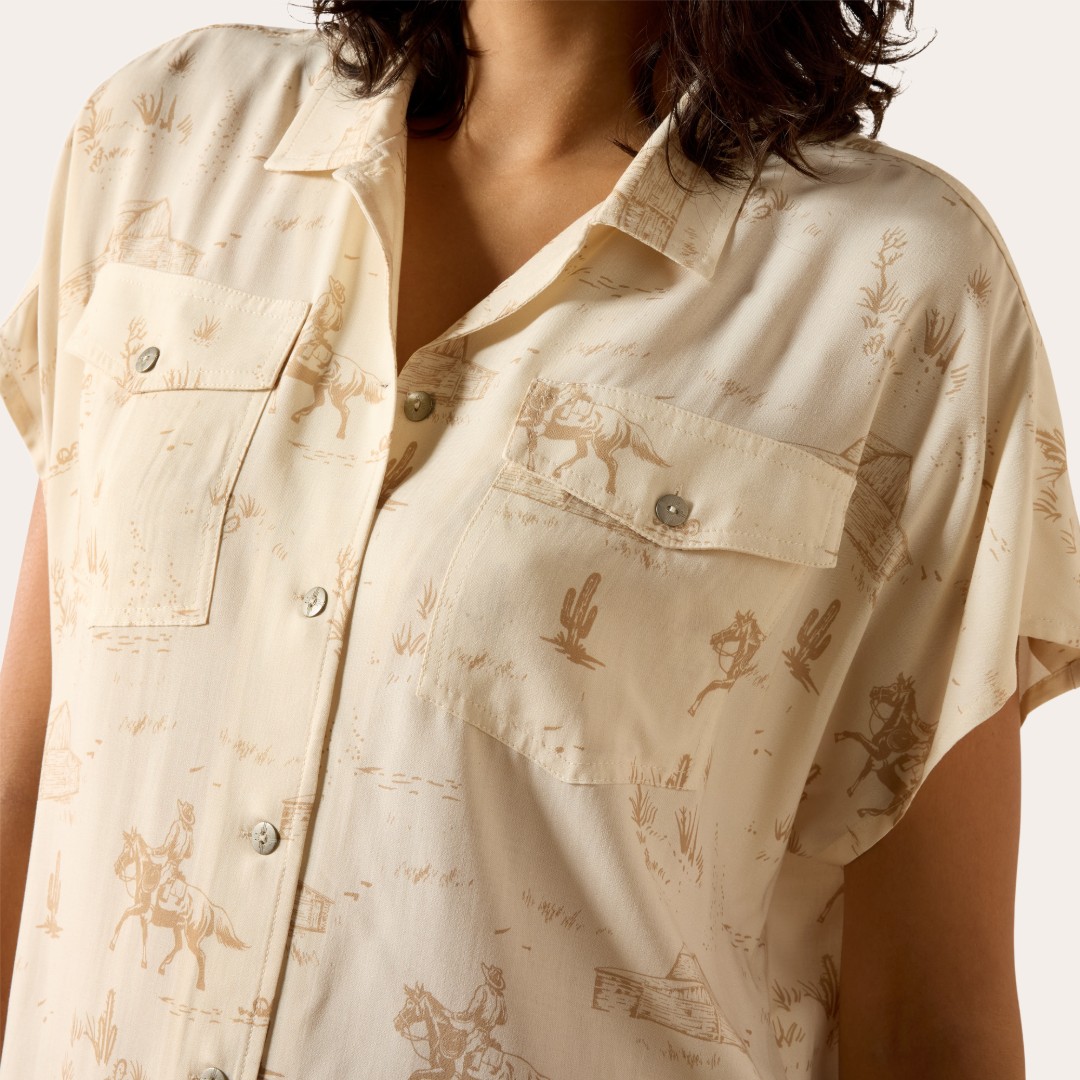 Skjorte Badlands SS Shirt ARIAT®