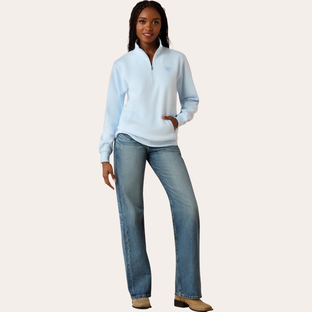 Collegegenser Foundation Logo Half Zip ARIAT®