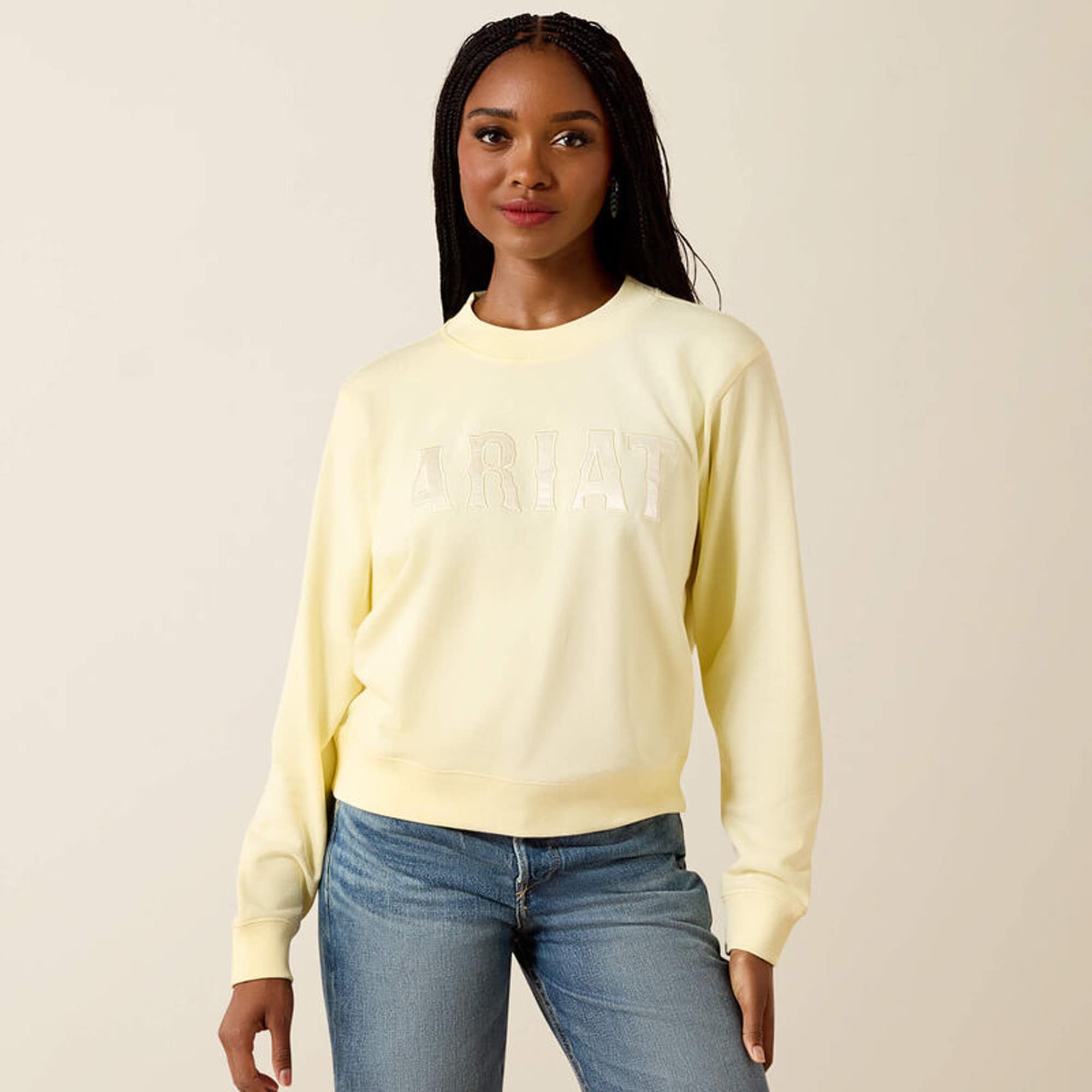 Collegegenser Dame Essential Crew Sweat ARIAT®