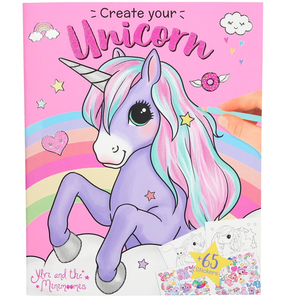 Tegnebok  Create your unicorn Miss Melody